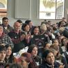 Cooperativistas festejando