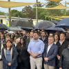 Autoridades y vecinos de Paysandú