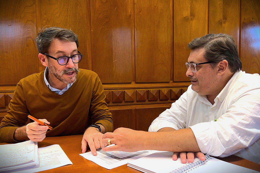 Claudio Fernández y Gustavo Machado