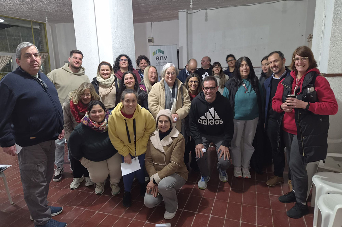 Vecinos de CH de San José participando del taller