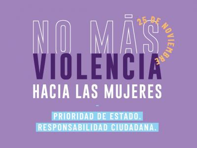 No más violencia hacia las muejres