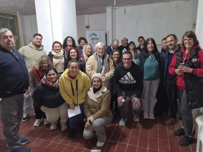 Vecinos de CH de San José participando del taller