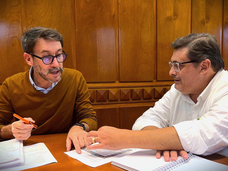 Claudio Fernández y Gustavo Machado