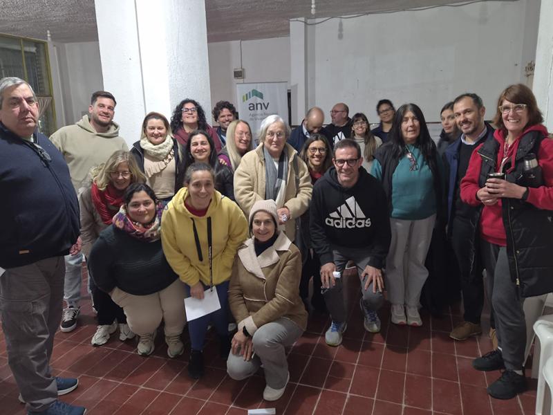 Vecinos de CH de San José participando del taller