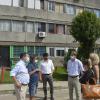 Autoridades en el complejo habitacional