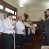 Coro ANV junto al director de orquesta