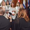 Presidente ANV, Ministra y Subsecretario de vivienda presenciando el coro 2