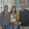 Yesica recibiendo su vivienda en Paysandú
