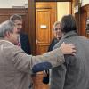 Ministro de Vivienda, Presidente de ANV, Presidenta de BHU y Presidente de MEVIR